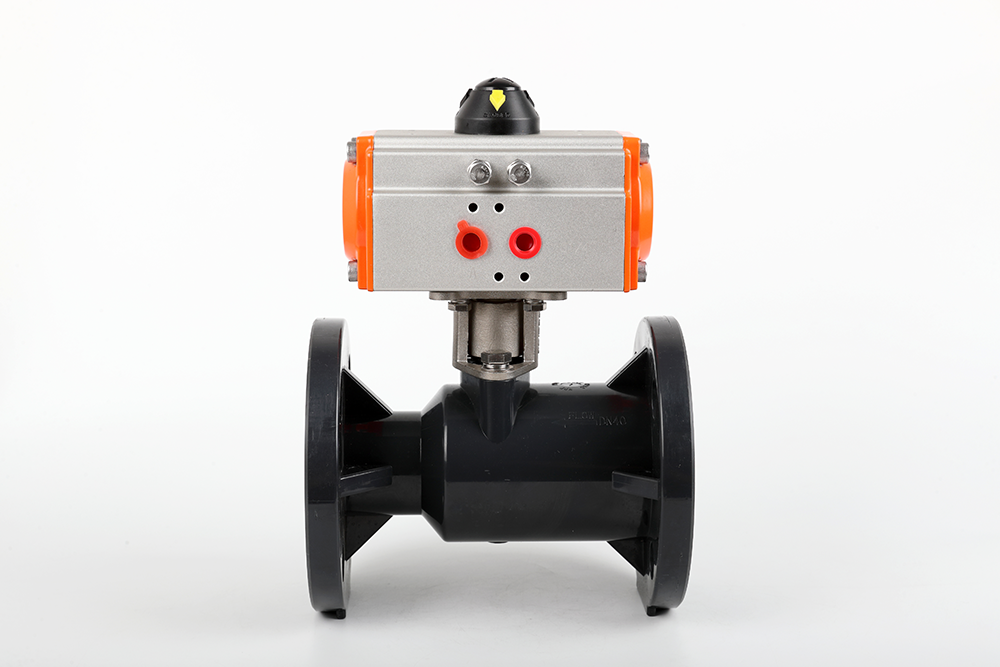 江门气动法兰一体球阀